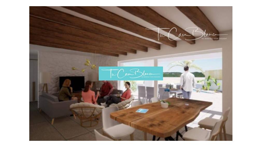 Novostavba Vila Ibiza Polop,136m2, bazén  