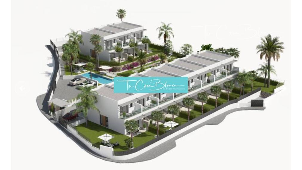 Novostavba Luxusný Párový dom Benidorm, 109m2, 3 spálne, bazén 