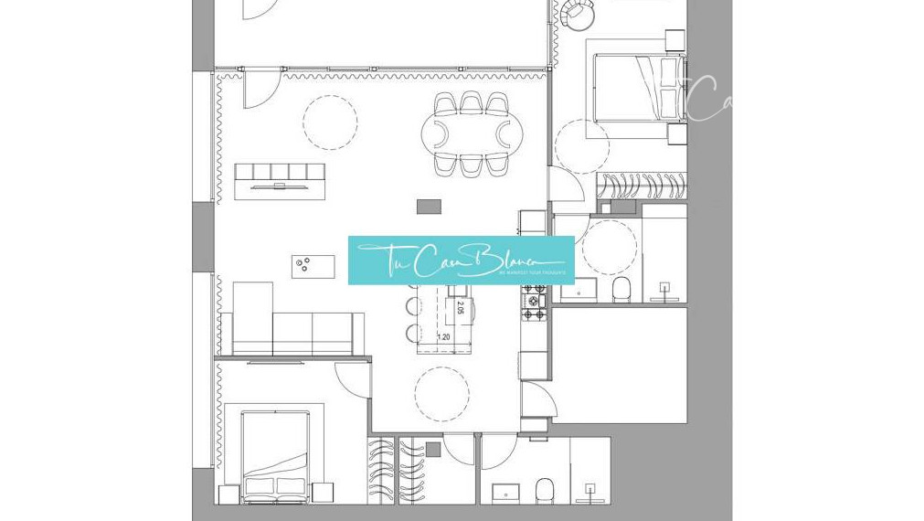 Byt s povolením na rekonštrukciu L´Alfas del Pi, 223m2, s obchodom