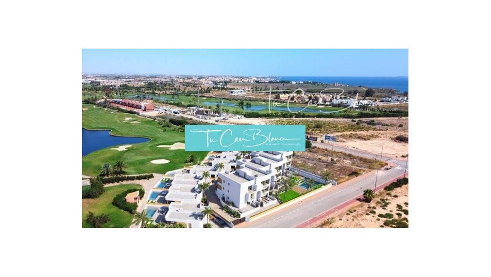 Novostavba, Apartmán Los Alcazáres, 85 m2, 2 spálne bazén 