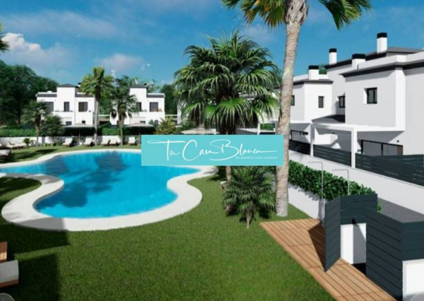 Novostavba Párový dom Arenales del Sol, 134m2, 3 spáľnd, bazén 