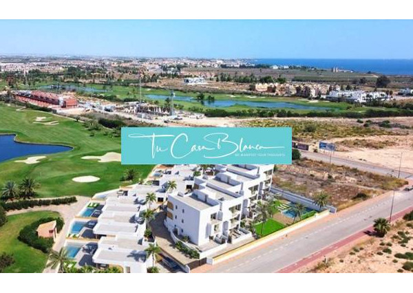 Novostavba, Apartmán Los Alcazáres, 85 m2, 2 spálne bazén 