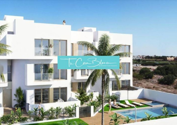 Novostavba, Apartmán Los Alcazáres, 85 m2, 2 spálne bazén 