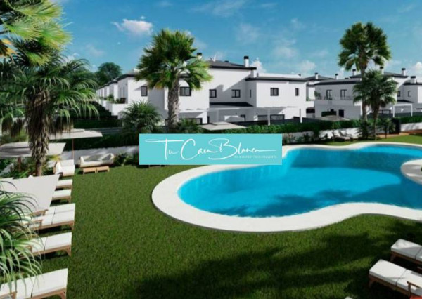 Novostavba Párový dom Arenales del Sol, 134m2, 3 spáľnd, bazén 